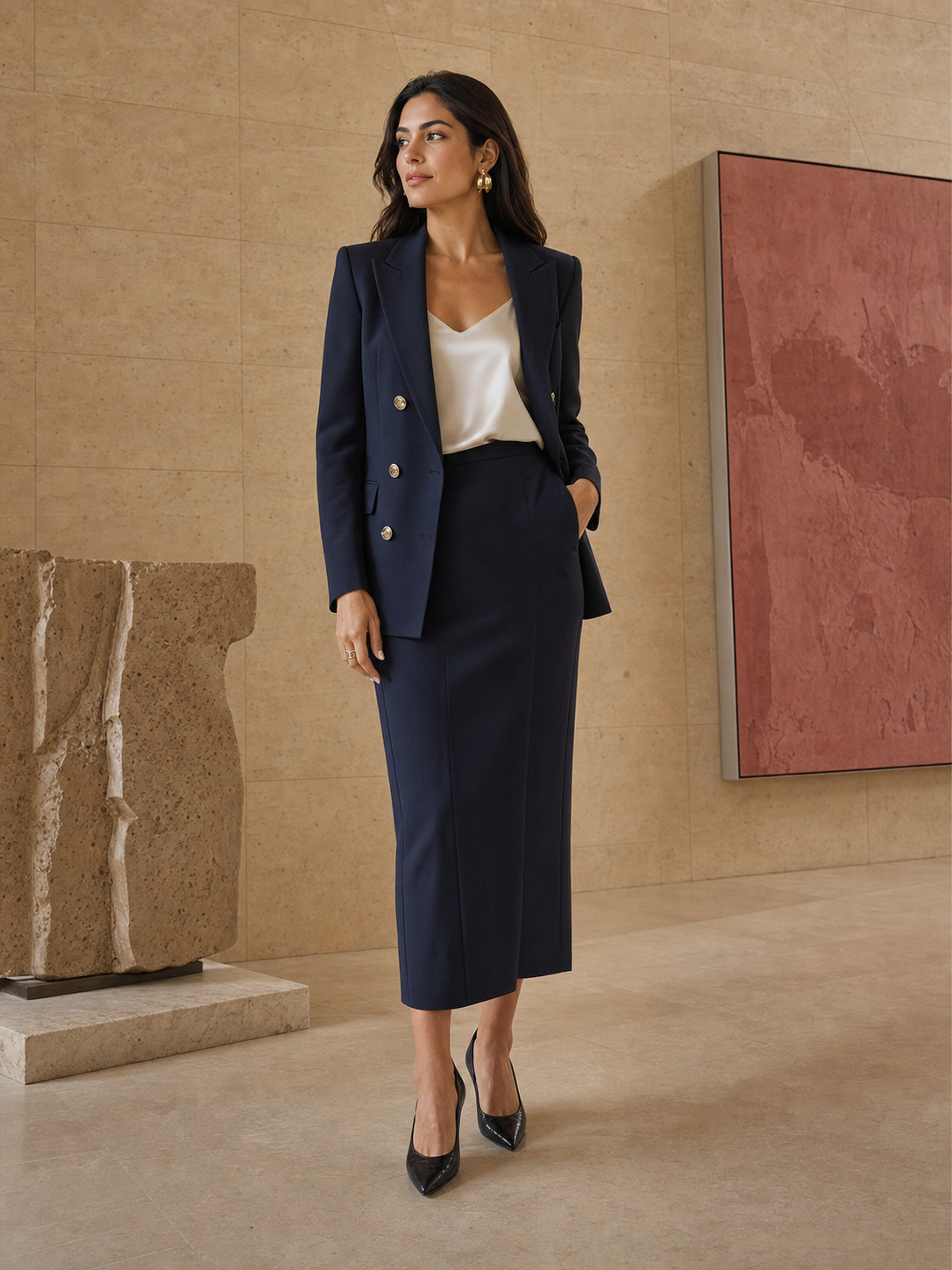 Chaqueta Éloïse Azul Noche